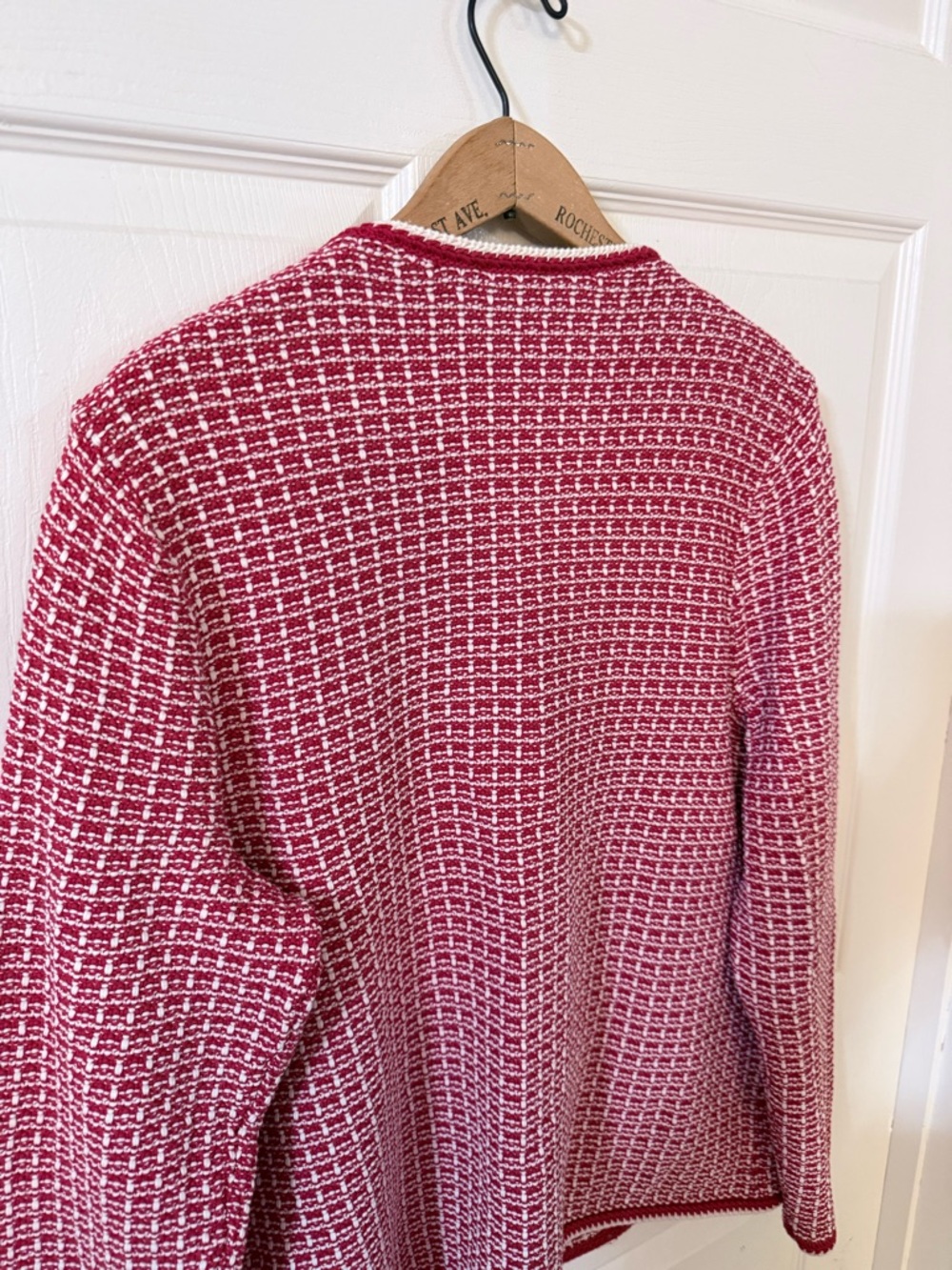 NWT Talbots Red & White Jacket XL - Picture 7 of 9